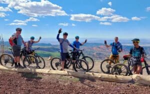 Grand Canyon north Rim mountain bike tour - photo credit Glenn Mitchell