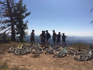 Admiring the Views during Escalante Mountain Bike Tours with Escape Adventures