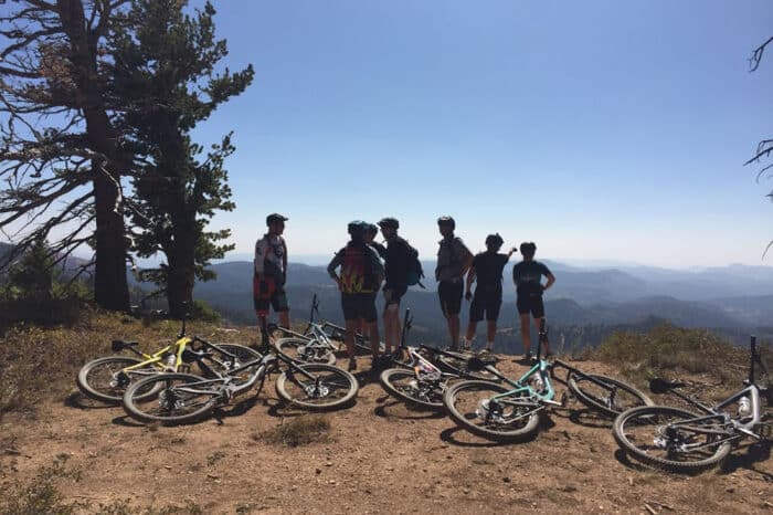 Admiring the Views during Escalante Mountain Bike Tours with Escape Adventures
