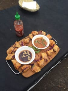 Delicious food provided on Best of Moab Mountain Bike tour with Escape Adventures