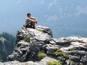 Hiker Oregon Mt Hood Mountain Bike Tours | Escape Adventures