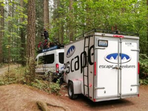 Oregon Coast Road Bike Tours | Escape Adventures Trailer