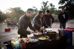 Delicious Food during Gooseberry Mesa Bike Tour | Escape Adventures