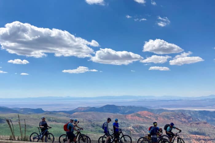 Happy Guests on the Brian Head Mountain Bike Tour | Escape Adventures