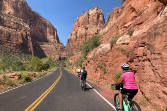 Bryce and Zion road bike tours with Escape Adventures