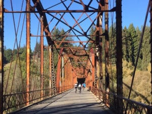 Historic Old Wohler Bridge Sonoma County California | Escape Adventures Bike Tours