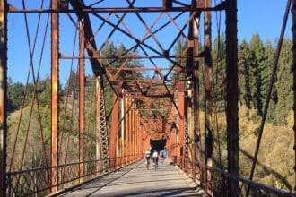 Historic Old Wohler Bridge Sonoma County California | Escape Adventures Bike Tours