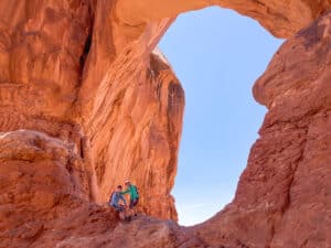 Arches with magnificent beauty on Canyonlands, Arches and Moab multi sport mountain bike tour with Escape Adventures