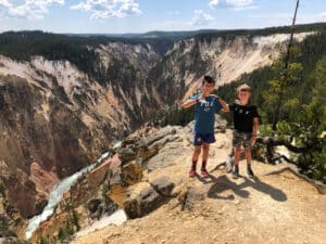Children Discovering Grand Tetons Yellow Stone | Escape Adventures Biking Tours