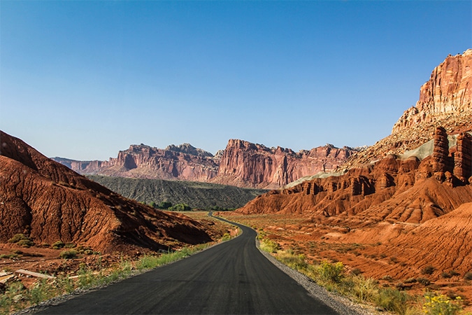 Road Bike Escalante and Capitol Reef Road with Escape Adventures