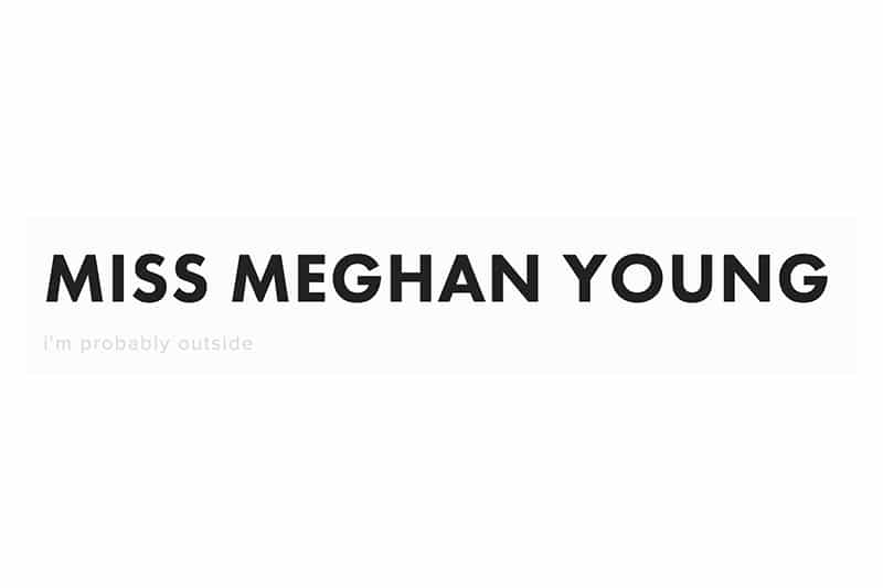 Miss Meghan Young Logo