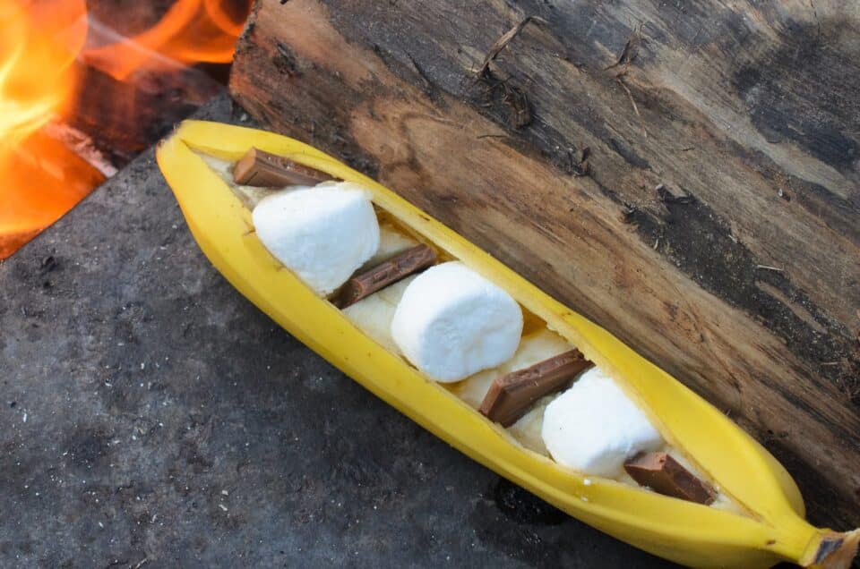 RECIPE: Campfire Banana Boats