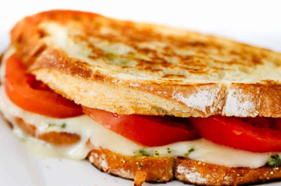 RECIPE: Grilled Caprese Sandwich on the Campfire