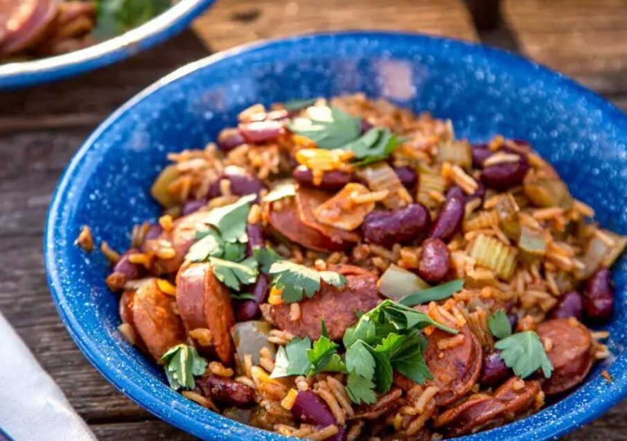 RECIPE: Campfire Rice and Red Beans