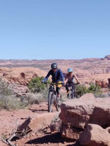 Amazing views seen on the Moab Mountain Biking Day Tours with Escape Adventures