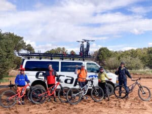 Moab Mountain Biking Day Tours with Reliable Transportation Provided by Escape Adventures