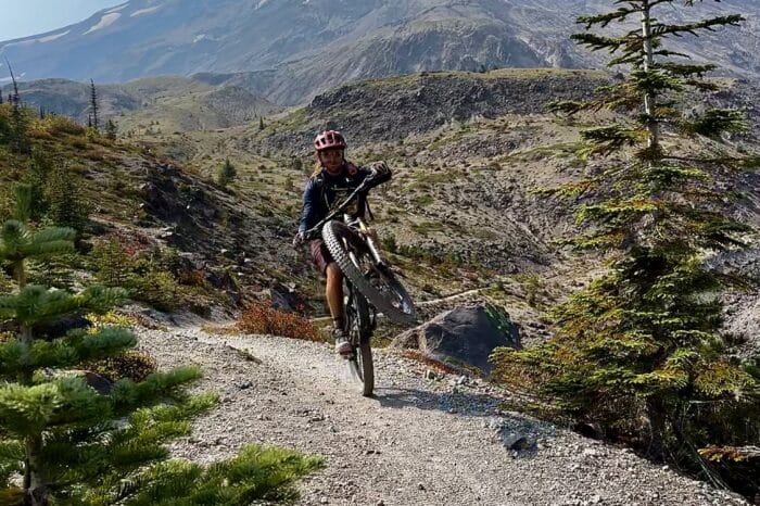 Mount St. Helens mountain biking