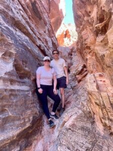 Up close with beautiful Red Rock during the hiking tours led by Escape Adventures