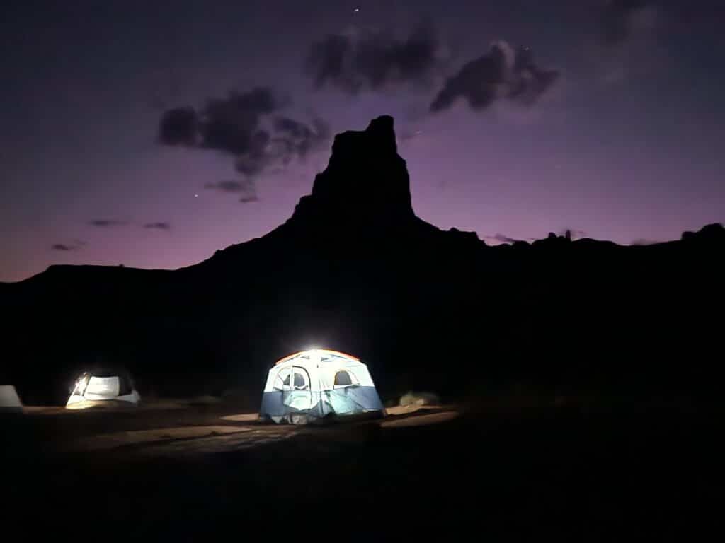 White Rim camping